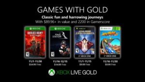 Games With Gold for November 2019 Announced