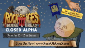 Modus Games Announces Rock of Ages 3: Make & Break Closed Alpha