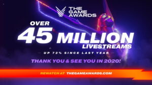 The Game Awards 2019 Achieved Record 45.2 Million Views, Estimated 72% Increase on Prior Year
