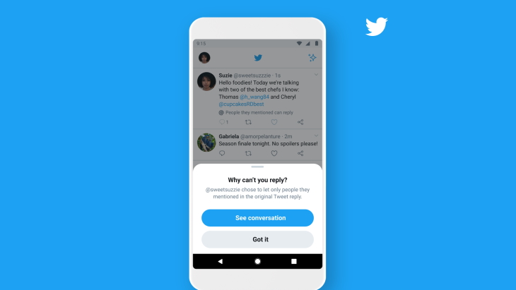 Twitter Now Allows Select Users to Control Who Can Reply to Their Tweets