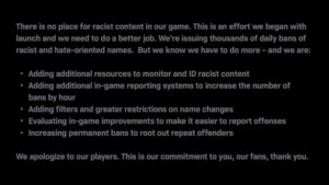 Infinity Ward to Increase Filters, Restrictions, and Bans against Racist and Hateful Usernames