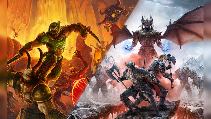 Doom Eternal and The Elder Scrolls Online Coming Soon to PlayStation 5 and Xbox Series X, Free Upgrade from Current Gen