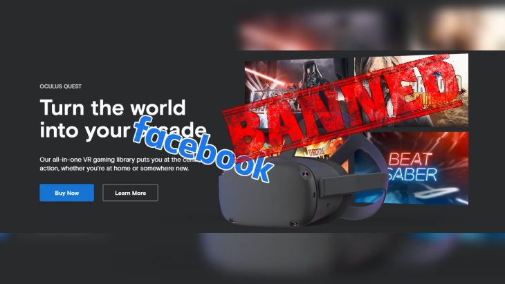 Facebook: Those Who Violate Community Standards and are Banned “May also Lose Access” to Oculus Games