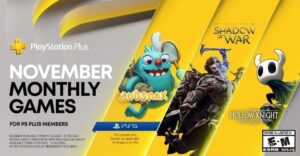 PlayStation Plus Games for November 2020 Announced
