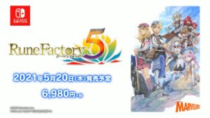 Rune Factory 5 Launches May 20, 2021 in Japan
