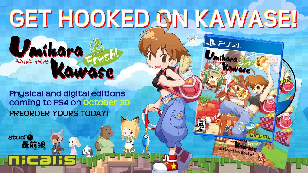 Umihara Kawase Fresh! PS4 Port Western Release Set for October 30