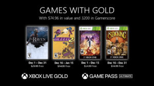 Games With Gold Lineup Announced for December 2020