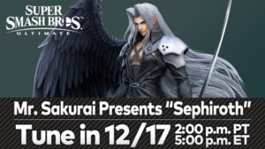 Super Smash Bros. Ultimate Sephiroth Presentation Premieres December 17