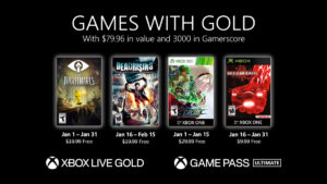 Games With Gold for January 2021 Announced