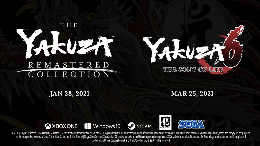 Yakuza 3 – 6 Coming to Xbox One, Xbox Game Pass, and PC in 2021
