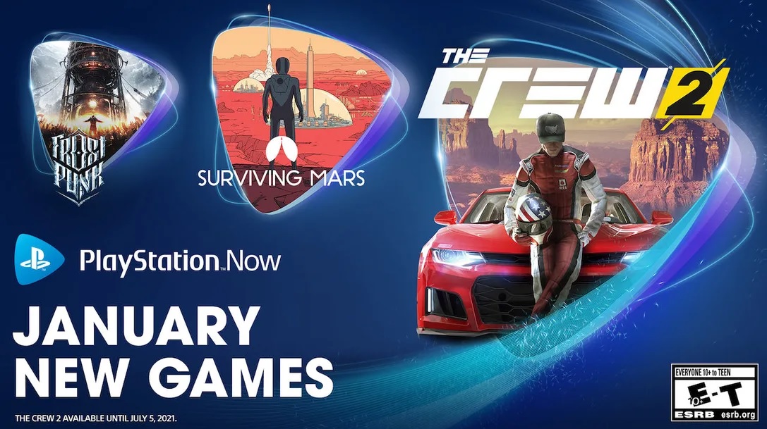 PlayStation Now Adds The Crew 2, Surviving Mars, and Frostpunk
