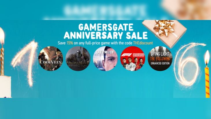 GamersGate 16th Anniversary Sale; Star Wars, Anime, Indies, and More!