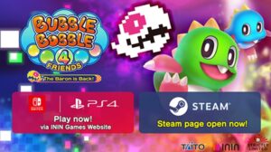 Bubble Bobble 4 Friends: The Baron is Back is Getting a PC Port