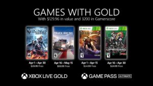 Xbox Live Games With Gold for April 2021 Announced