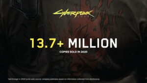 Cyberpunk 2077 Sold 13.7 Million Units in 2020