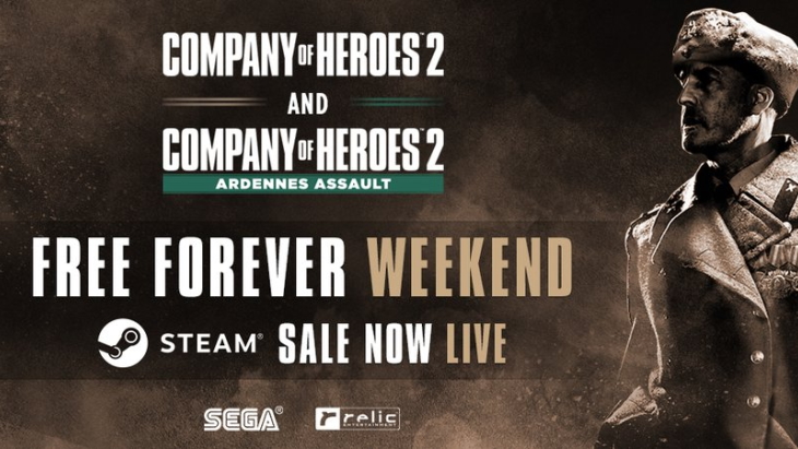 Company of Heroes 2 & Company of Heroes 2 – Ardennes Assault “Free Forever Weekend” Steam Sale Now Live