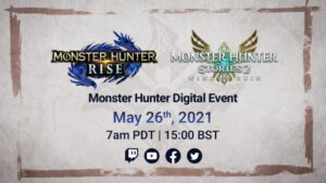 Monster Hunter Digital Event Announced for May 26