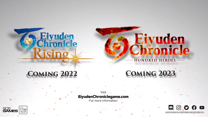 Eiyuden Chronicle: Hundred Heroes Delayed to 2023, Eiyuden Chronicle: Rising Announced and Launches 2022