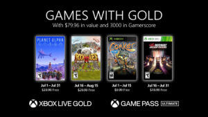 Games With Gold for July 2021 Announced