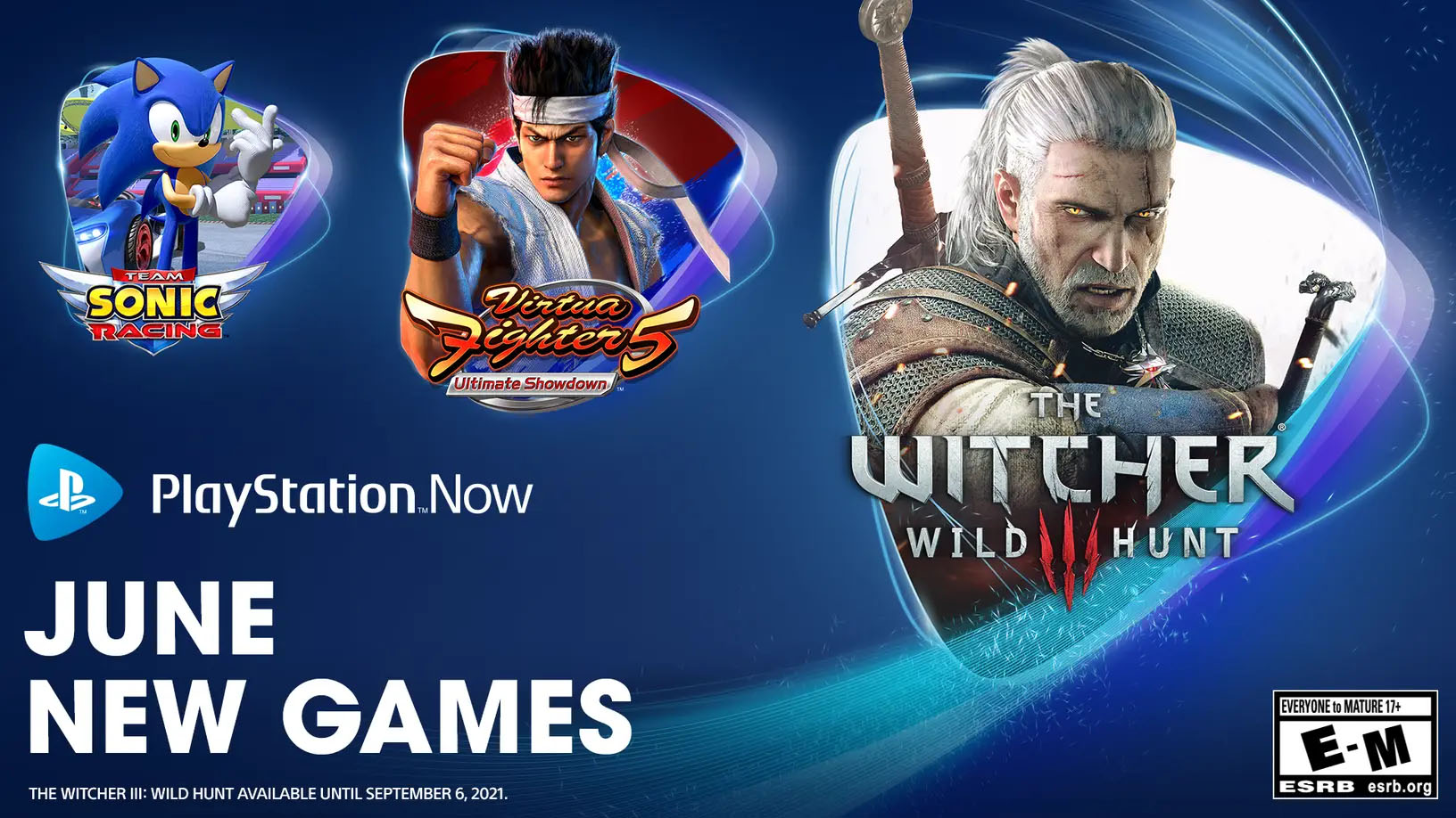 PlayStation Now Adds The Witcher 3, Sonic Mania, More in June 2021