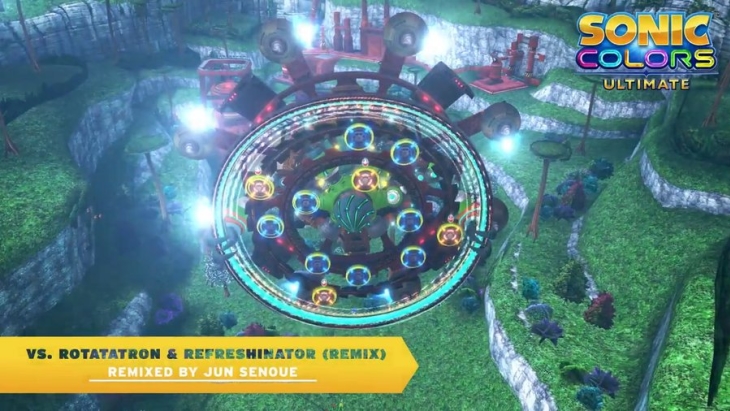 Sonic Colors Ultimate Rotatatron & Refreshinator Remixed Boss Track Released
