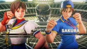 Street Fighter V Sakura Character Select Model Fixed