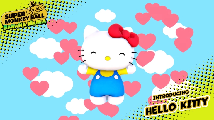 Hello Kitty Joins Super Monkey Ball: Banana Mania as DLC
