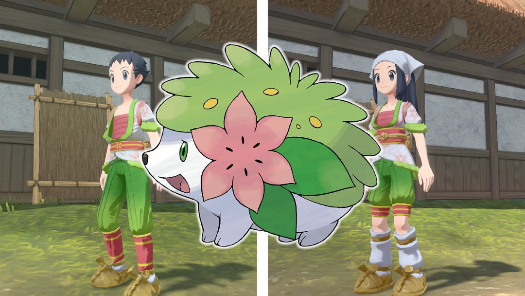 Shaymin Available in Pokemon Legends: Arceus with Sword and Shield Save Data
