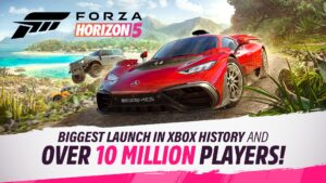 Forza Horizon 5 Downloads Top 10 Million, Biggest Launch in Xbox History