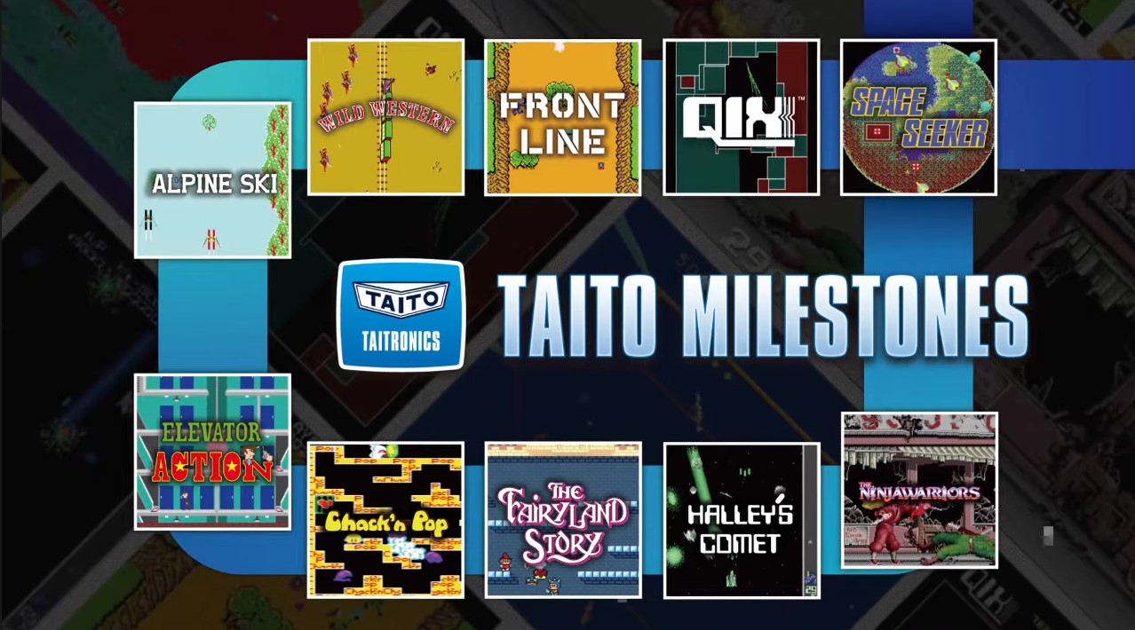 Taito Milestones Debut Trailer Showcases the Classics