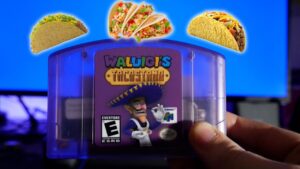 A dedicated fan makes real Waluigi’s Taco Stand cartridge for N64
