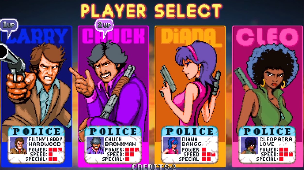 70s pulp co-op sidescrolling shooter Deathwish Enforcers announced