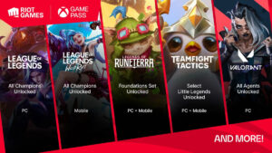Riot Games bonuses are coming to Xbox Game Pass subscribers