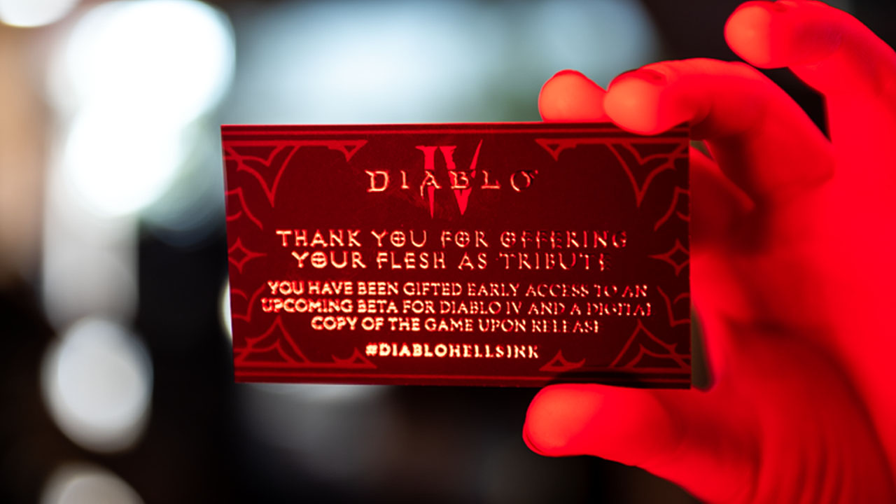 Diablo IV beta teased with new real life tattoo promo
