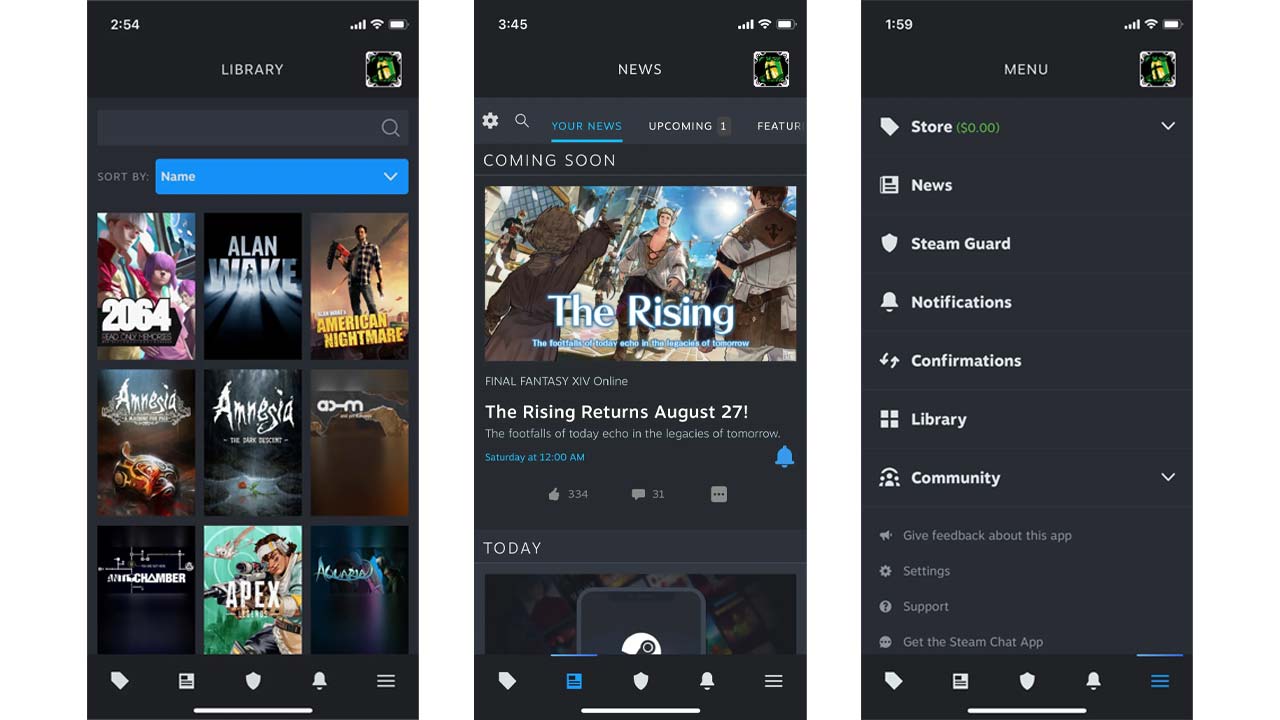 Steam brings out new mobile app redesign