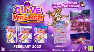 Throwback platformer Clive ‘N’ Wrench finally launches in 2023