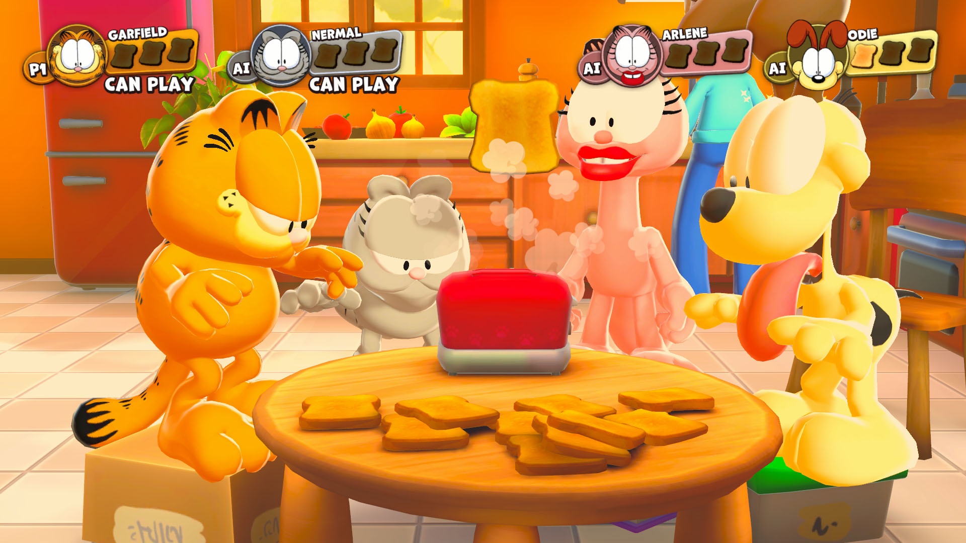 Garfield Lasagna Party gets release dates in November
