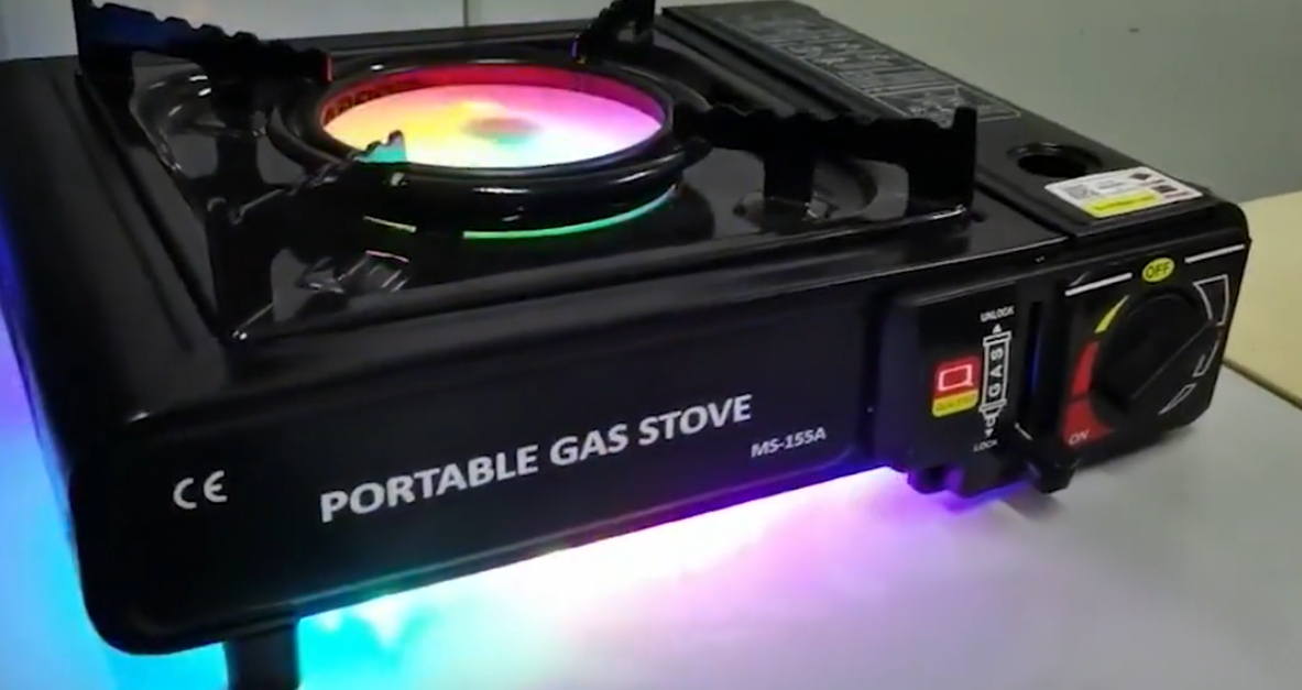 TikTok user turns gas stove into working gaming rig