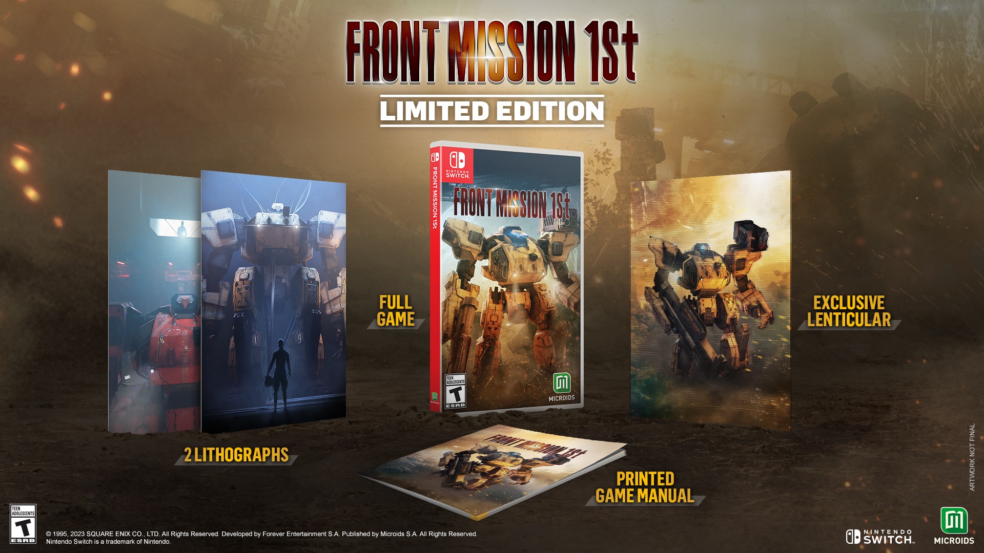 Front Mission 1st: Remake is getting a physical release