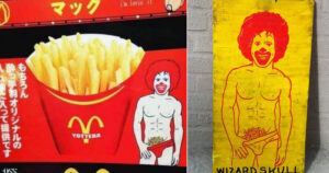 Japanese Food Chain Launches New Ad With Naked Ronald McDonald and French Fry Pubes