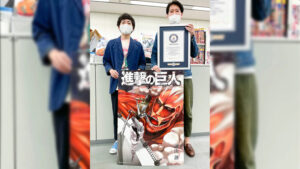 Attack on Titan For Titans Edition Receives Guinness World Record for Largest Comic