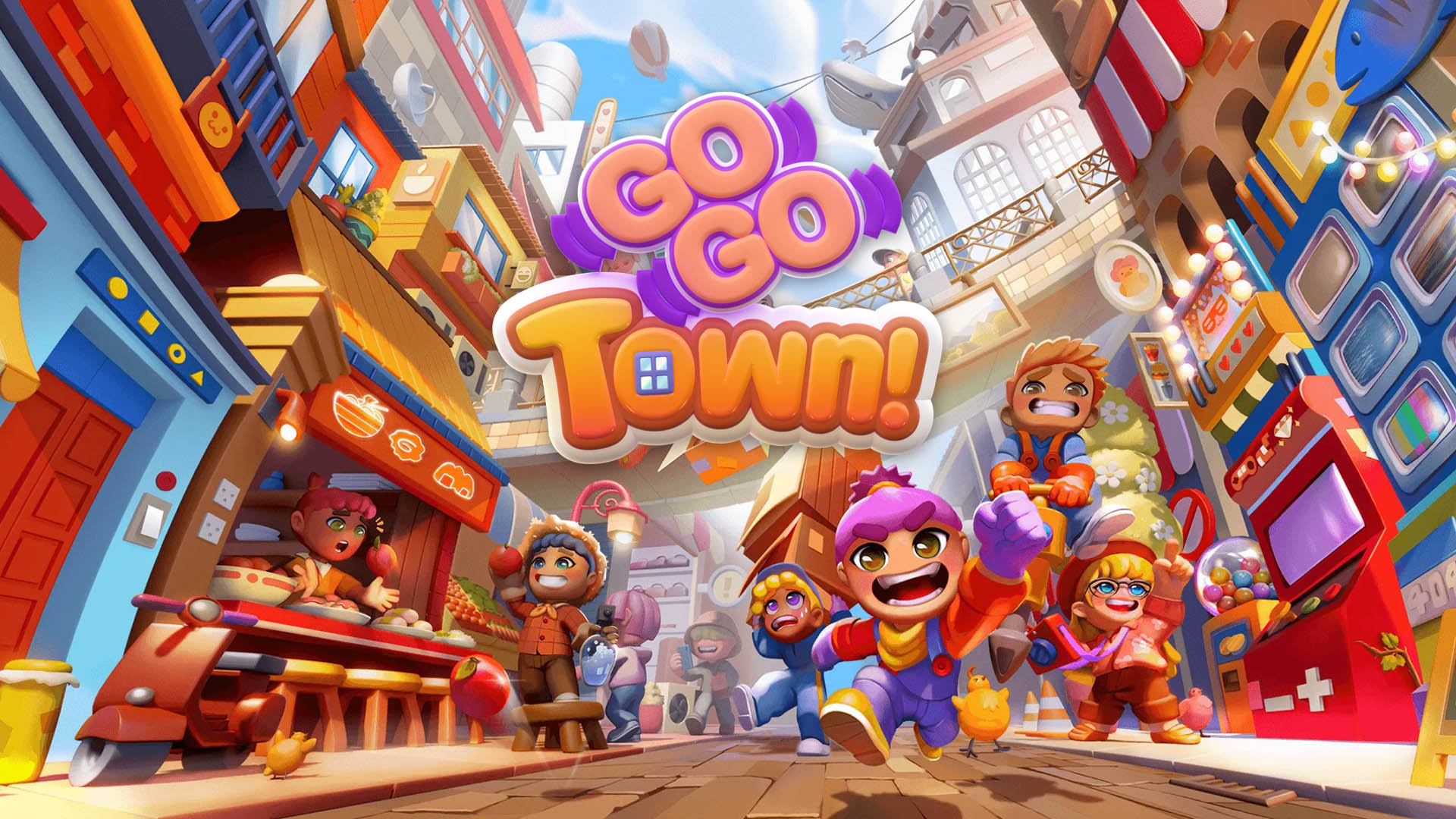 Colorful town-building sim Go-Go Town! announced