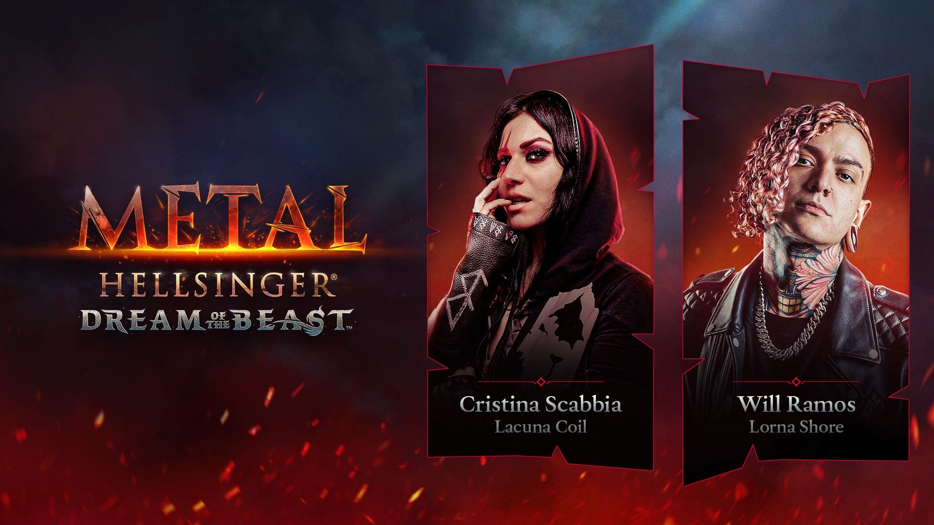 Metal: Hellsinger announces first DLC adding Cristina Scabbia and Will Ramos