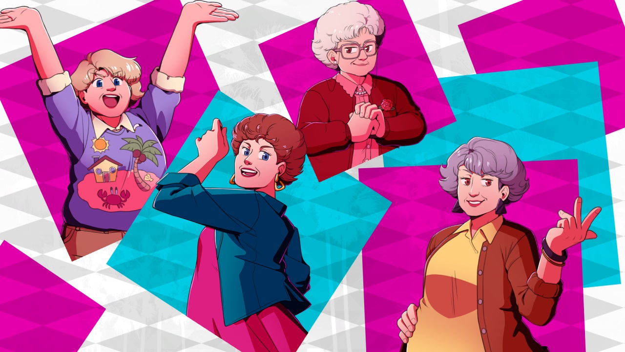 Someone made a Persona-style Golden Girls parody game