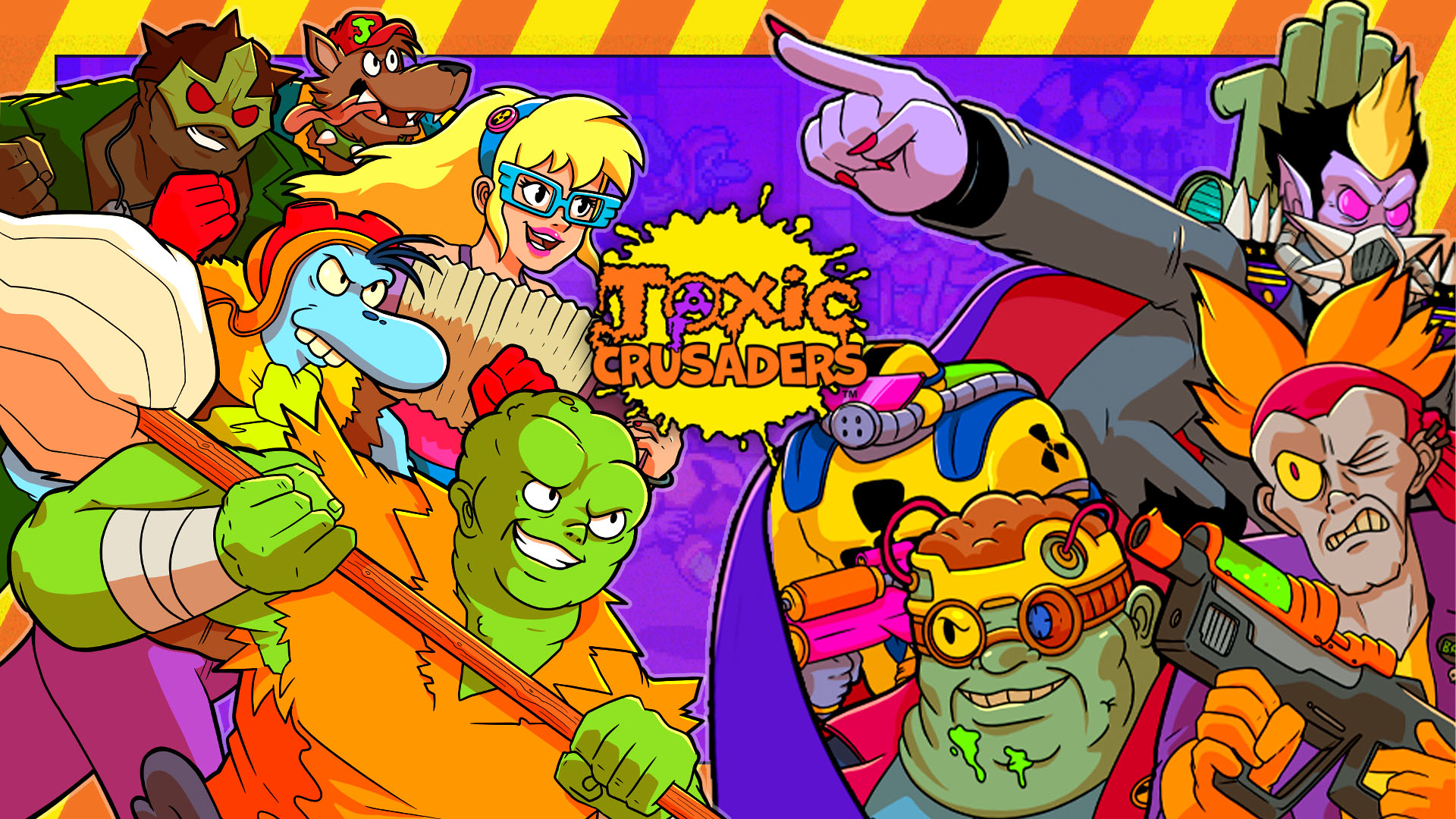Toxic Crusaders announced, new beat ’em up game from The Toxic Avenger