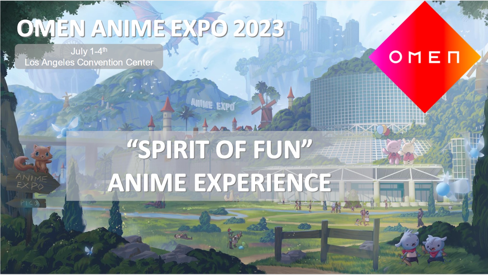 Spirit of Fun HP Omen Anime Expo Experience