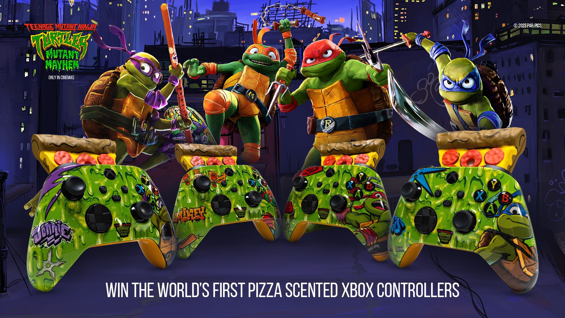 pizza-scented Xbox controllers