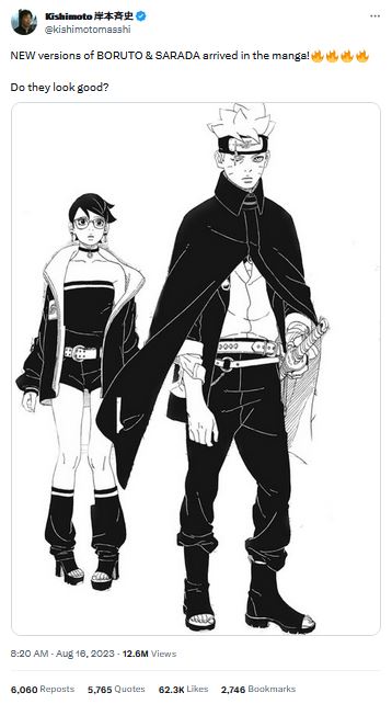 Can we take a moment to talk about Sarada's manga outfitit's so bad. :  r/Boruto