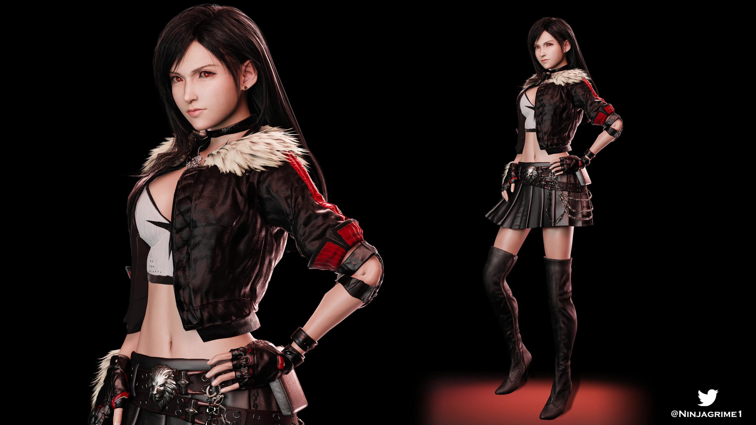 Final Fantasy VII Remake mod dresses Tifa in Squall's outfit - Niche Gamer