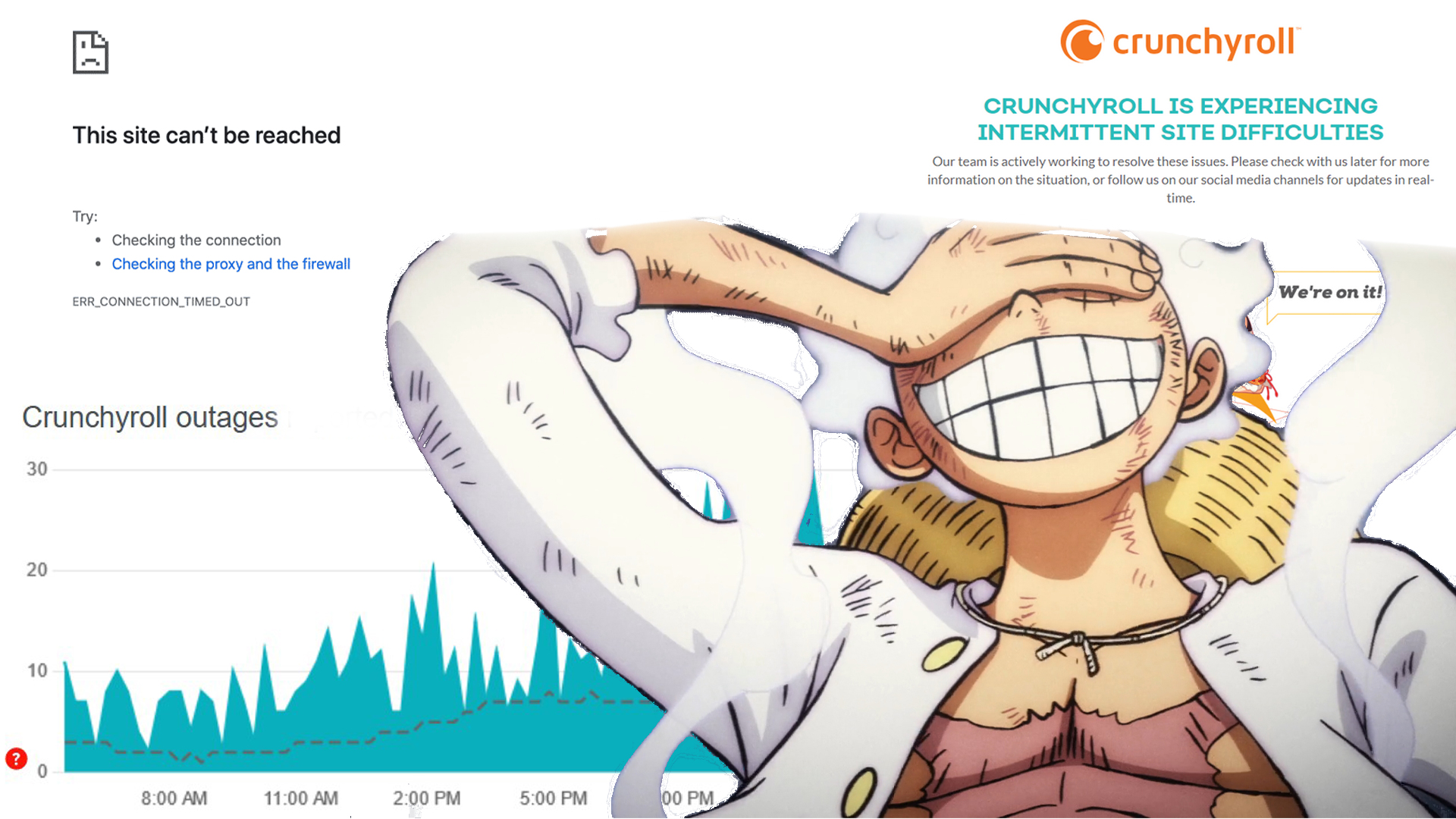 One Piece episode 1071 crashes Crunchyroll's servers following the